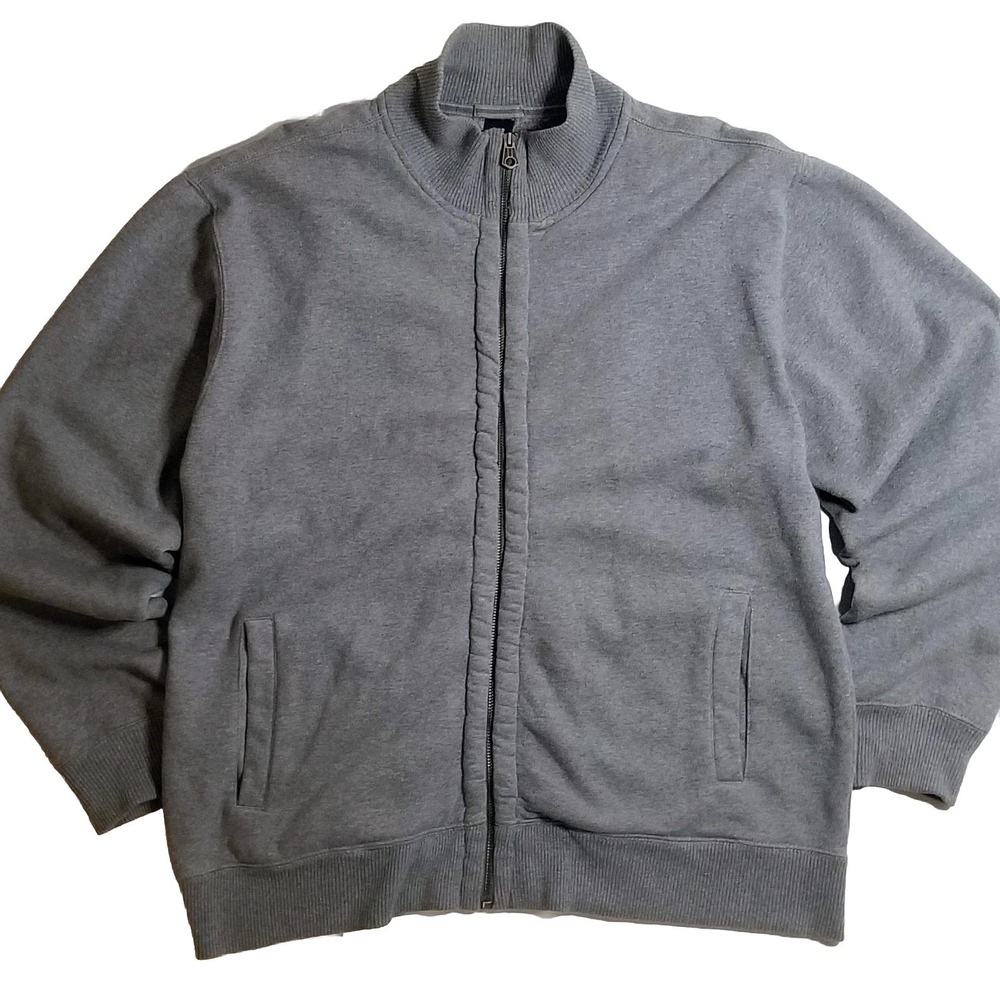 Vintage GAP Sweatshirt Jacket Mens XXL Zip Up Y2K Retro Preppy Cardigan 2005